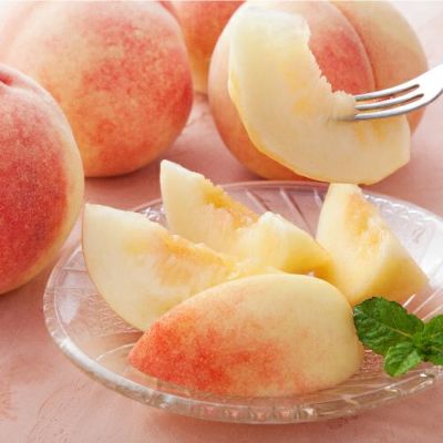 【出荷時期：6月下旬頃から】桃 山梨一宮産 極上泡桃姫 1級品 3kg 化粧箱入