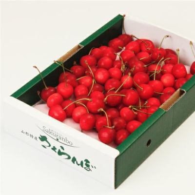 【出荷：6月下旬頃から】さくらんぼ　佐藤錦　秀選品～特選品　L～2L　1000ｇ　バラ詰　化粧箱